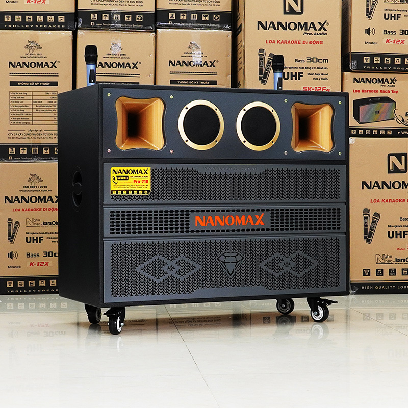 Loa kéo bass đôi bình nanomax pro-218 4