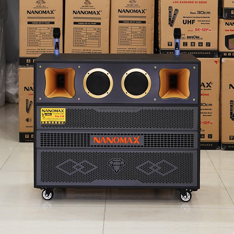 Loa kéo bass đôi bình nanomax pro-218 6